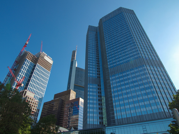 Banco Central Europeo en Frankfurt - Foto, imagen