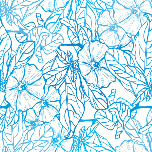 floral seamless pattern - Vektori, kuva