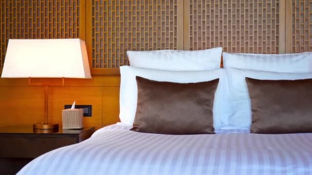 záběry Luxusní ložnice v letovisku - Záběry, video