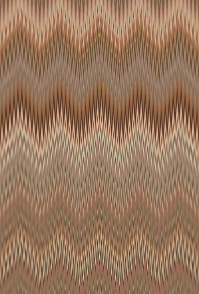 bronze zigzag chevron pattern brown. art. - Fotó, kép