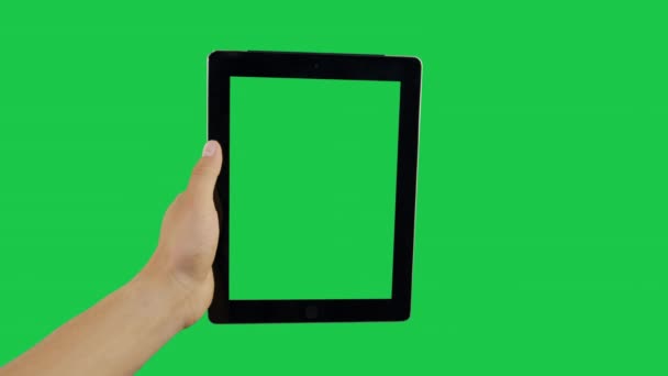 Zoom Digital Tablet Green Screen - Footage, Video