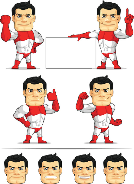 Superhéroe personalizable Mascota 2
 - Vector, imagen