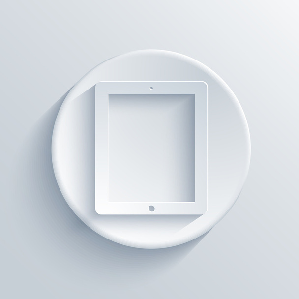 Vector light circle icon. Eps10 - Вектор,изображение