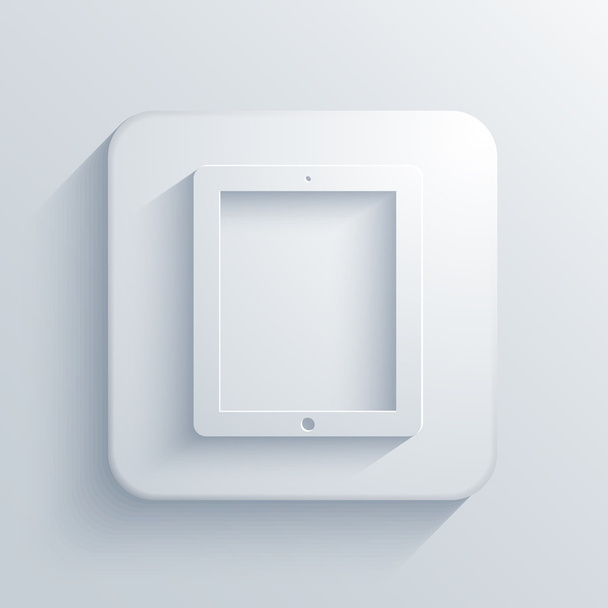 Vector light square icon. Eps10 - Vetor, Imagem