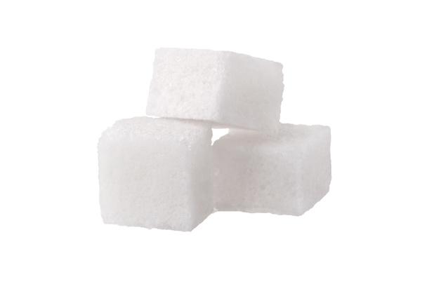 три кубики цукру ізольовані
 - Фото, зображення