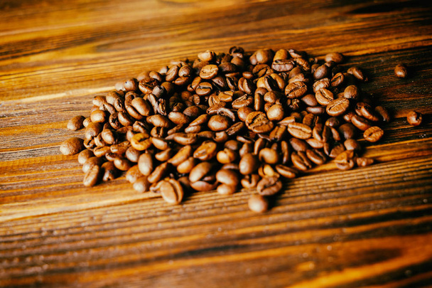 Coffee beans on the table background - Photo, Image
