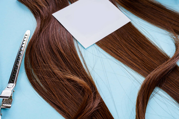 Színezés a haj kiegészítők, fodrász - Fotó, kép