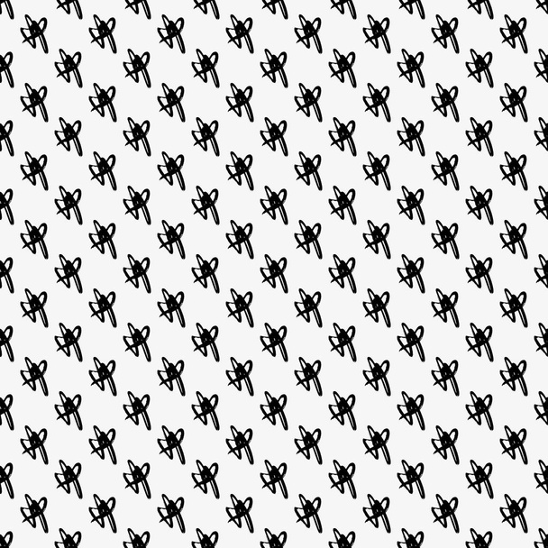 black and white seamless quality pattern - Vetor, Imagem