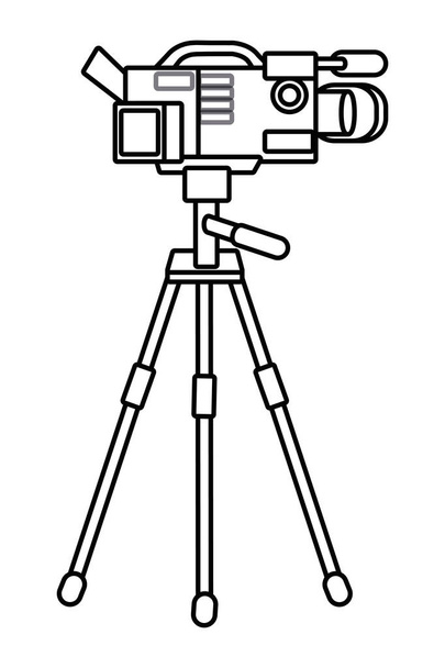 隔離されたビデオカメラの設計 - ベクター画像