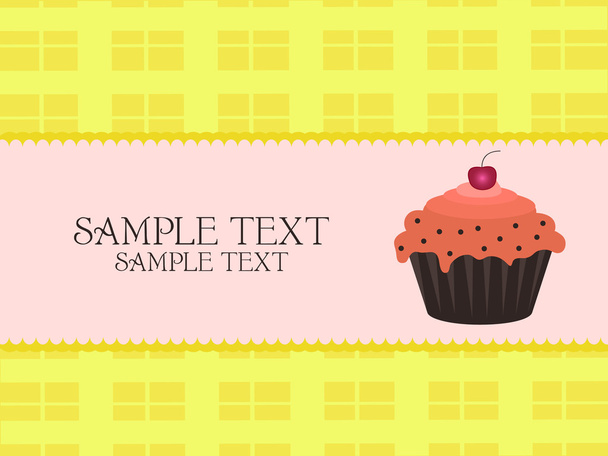 Cupcake ontwerp - Vector, afbeelding