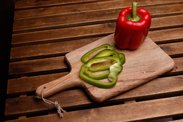 red and green pepper - Foto, Imagem