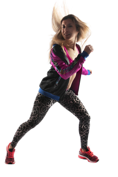 Fitness exercise girl - Photo, Image