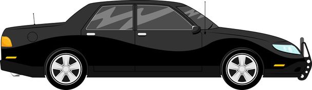 Bodyguard car vector - Vector, Image
