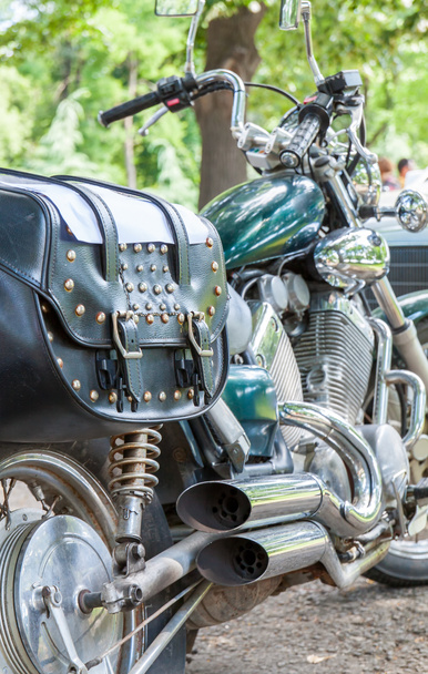 Details of vintage motorcycle - Photo, Image