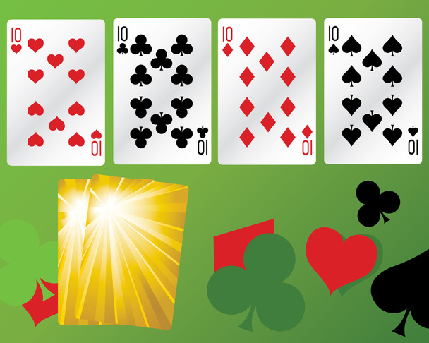 hrací karty - Vektor, obrázek