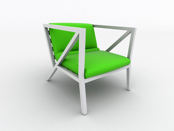 Interior design armchair isolated on white - Foto, Imagen