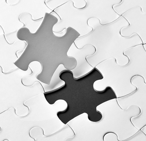 puzzle game solution teamwork - Zdjęcie, obraz