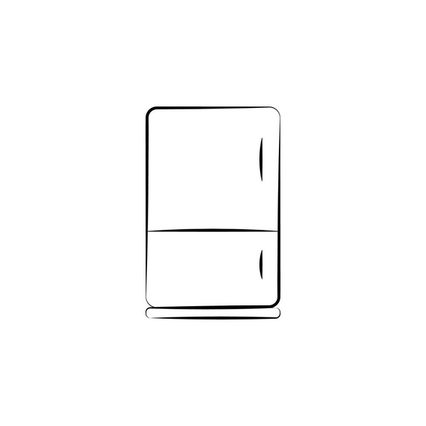 冷蔵庫アイコン。電気デバイスアイコンの要素。プレミアム品質のグラフィックデザイン。ウェブサイトの看板、シンボルコレクションアイコン、ウェブデザイン、白い背景にモバイルアプリ - ベクター画像
