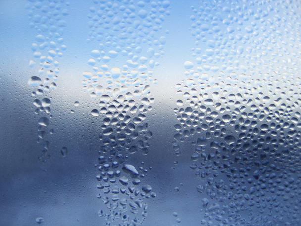 gouttes d'eau sur verre - Photo, image