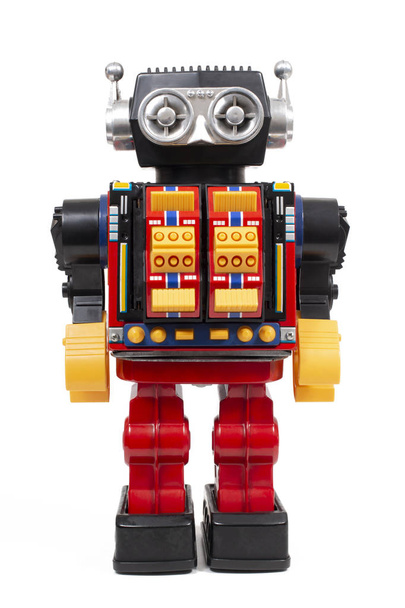 Retro plechová robot hračka - Fotografie, Obrázek