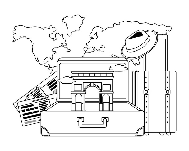 Arch of Triumph tasarımı - Vektör, Görsel