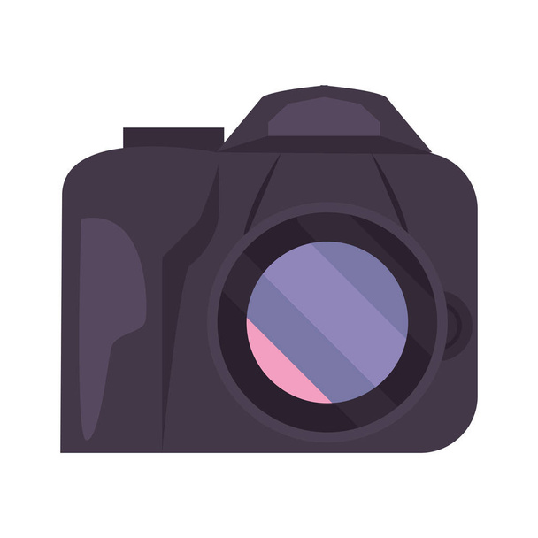 cámara fotográfica gadget icono vector ilustración
 - Vector, imagen