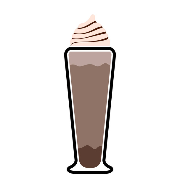 Isolated frappe icon - Vector, Image