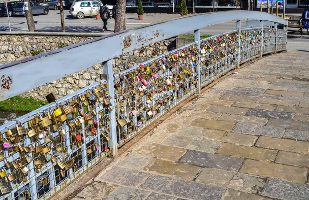 Γέφυρα των κλειδαριών της Πρίζρεν - Φωτογραφία, εικόνα