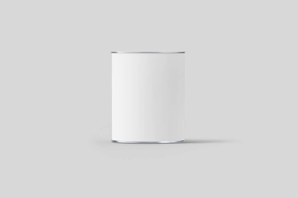 Tin Can Mock up con anello tirare per il cibo.Pronto per il vostro design e branding.Realistic photo.3D rendering.Blank etichetta
 - Foto, immagini