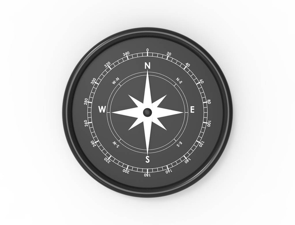 3d renderöinti kompassin luoteeseen kaakkoon eristetty valkoisella pohjalla
 - Valokuva, kuva