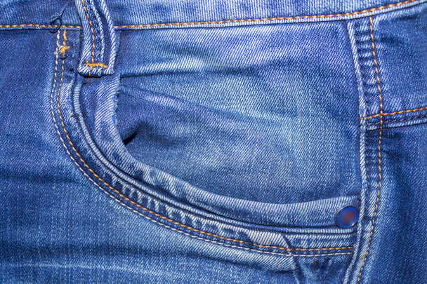 Vordertasche der Jeans - Foto, Bild