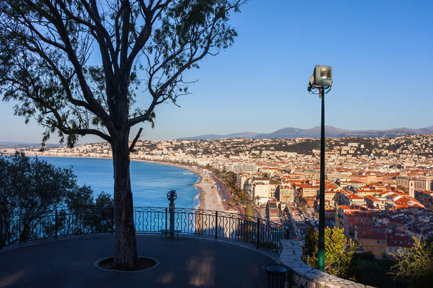 Hilltop View of Nice City in France - Photo, image