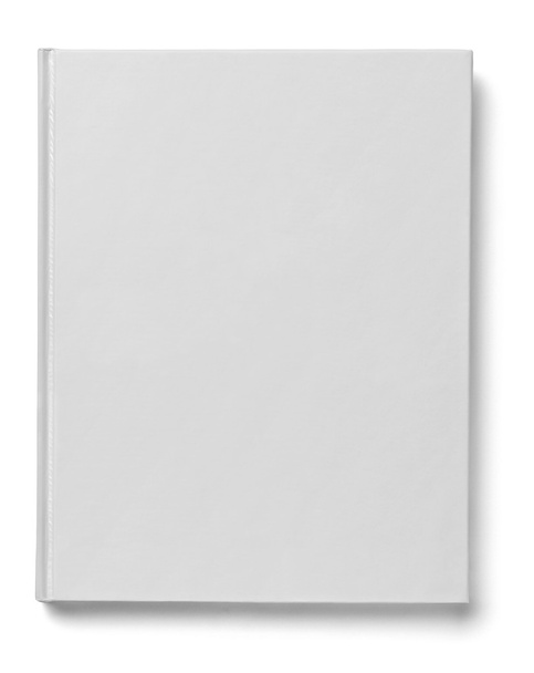 könyv notebook tankönyv fehér üres papír sablon - Fotó, kép