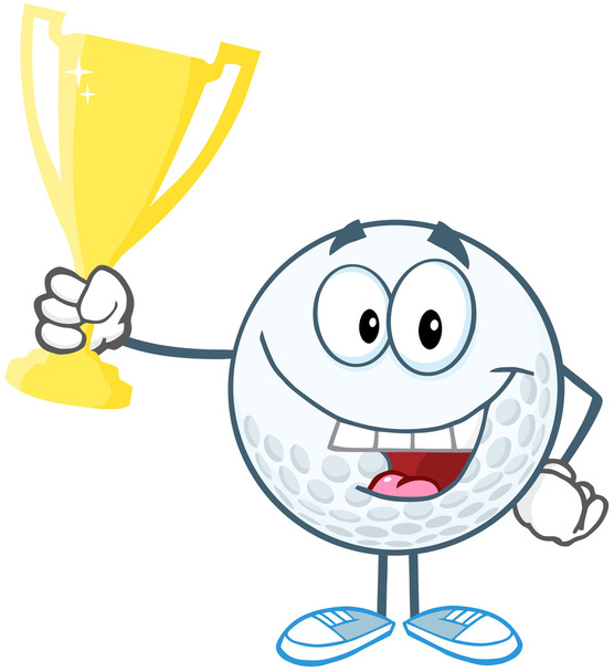 Счастливый Кубок обладателя трофея по гольфу
 - Фото, изображение