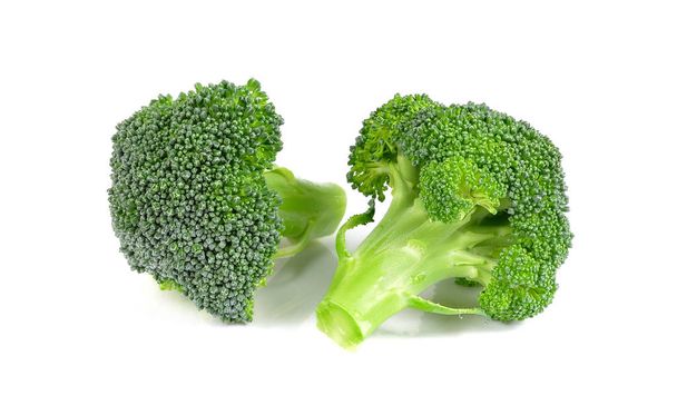 Brócolos isolados sobre fundo branco - Foto, Imagem