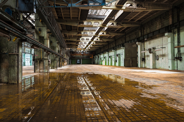 photo of an old empty repair workshop - Photo, Image