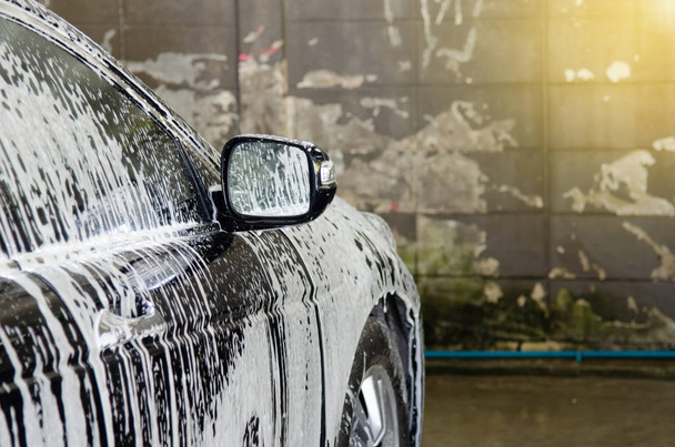 bulles de lavage de voiture
 - Photo, image