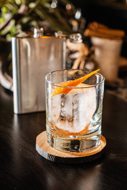 creative cocktail in the bar, close up - Valokuva, kuva