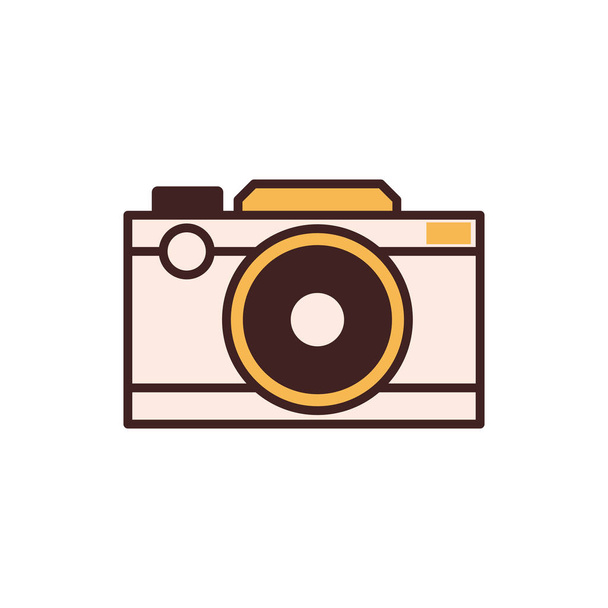 Retro Film Camera Icon - ベクター画像