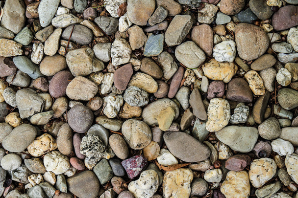 pedras de praia, seixos castanhos textura e fundo
  - Foto, Imagem