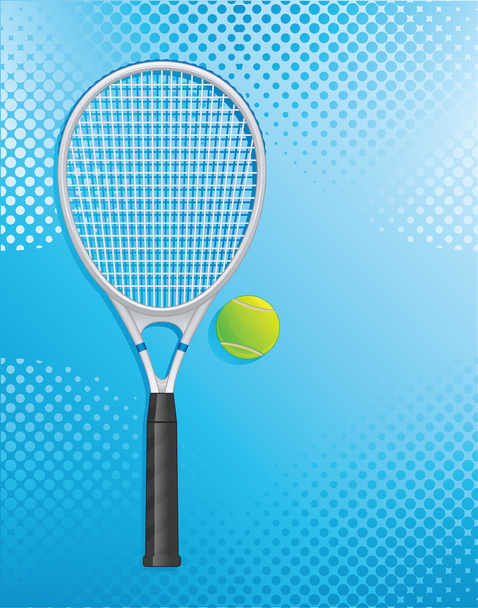 テニス ラケット - ベクター画像