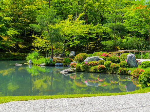 Zen Garden in Kyoto, Japan - Photo, Image