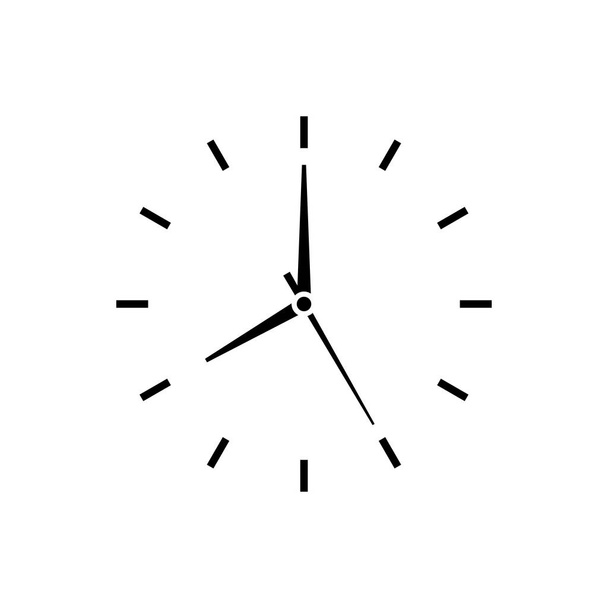Relógio ícone vetor analógico
  - Vetor, Imagem
