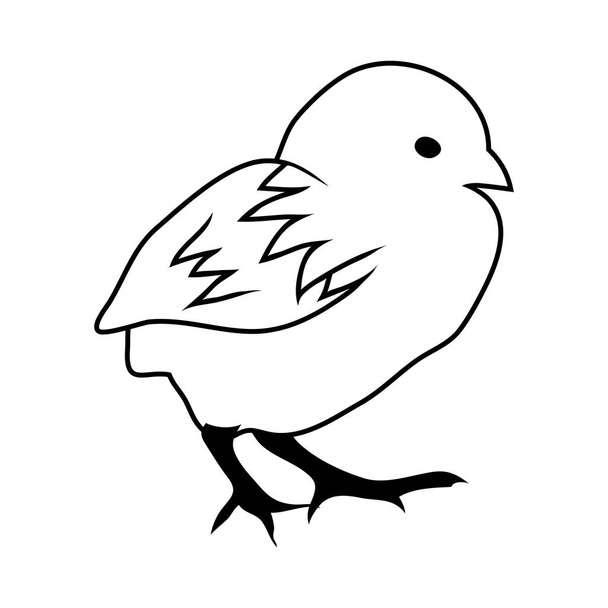 kuş çizimi - Vektör, Görsel