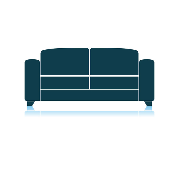 Office kanapé ikon - Vektor, kép