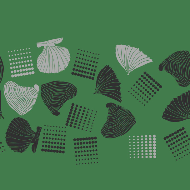 set of seashells vector illustration  - Vektör, Görsel