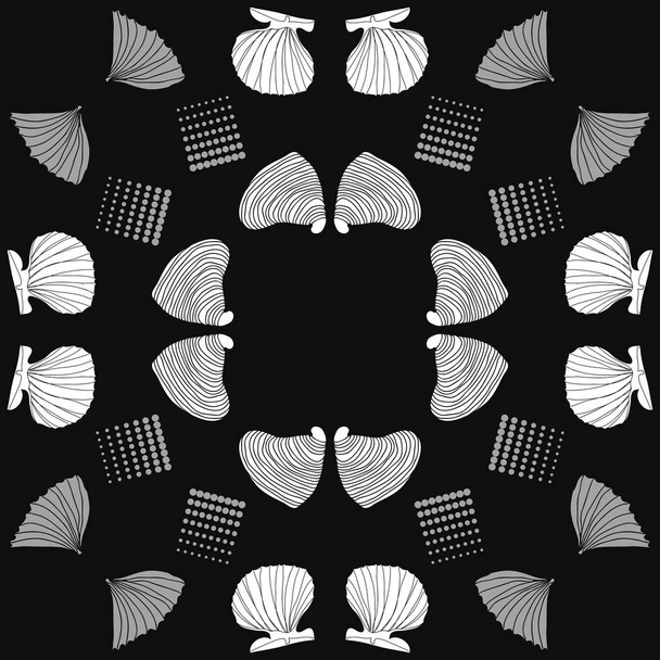 set of seashells vector illustration  - Vettoriali, immagini