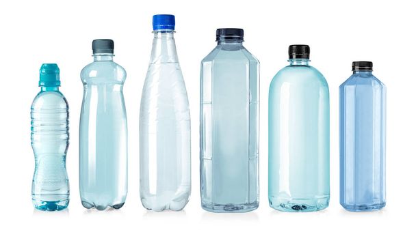 пластикові пляшки води ізольовані
 - Фото, зображення