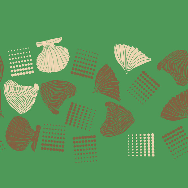 set of seashells vector illustration  - Vektor, obrázek