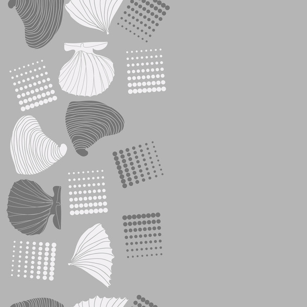 set of seashells vector illustration  - Wektor, obraz